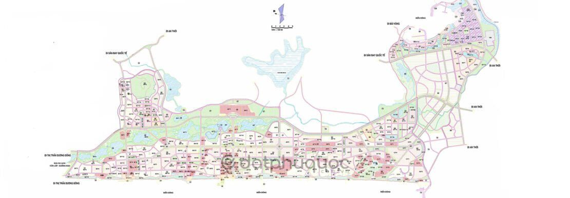 Bản đồ Quy hoạch KDL – DC Bắc và Nam Bãi Trường